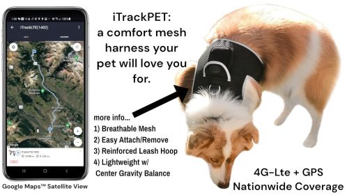 Zero Maintenance Mini GPRS GSM Pet Tracker Realtime GPS Tracking Unit Size:L